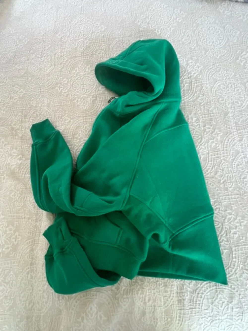 Lululemon Scuba Oversized Half Zip Hoodie Kelly Green KLLG